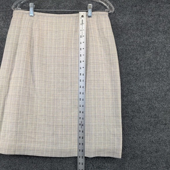 Norton McNaughton Womens Silk Linen Pencil Skirt Multi Size 12 - Picture 4 of 11